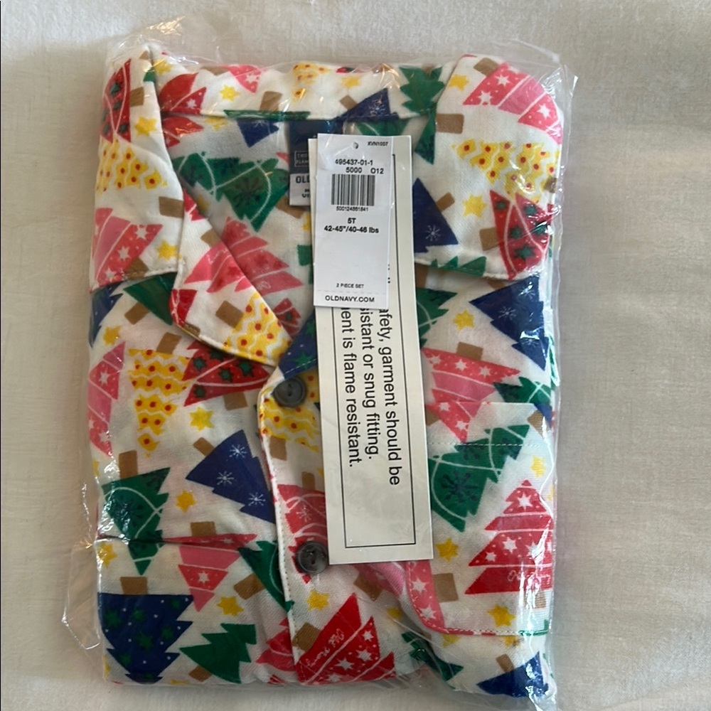 Old Navy Festive Tree Pajama Set